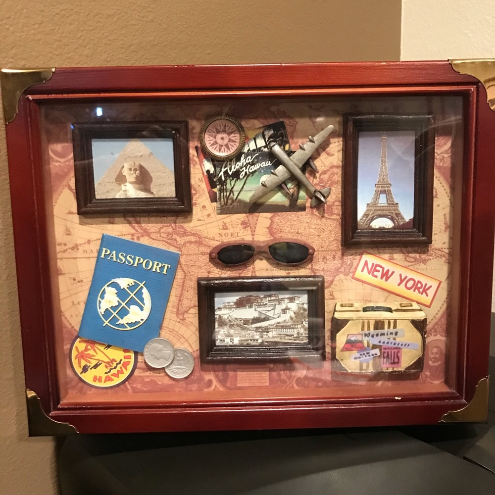 Treasure / Memoribilla Box Framed Box for college bound kiddos